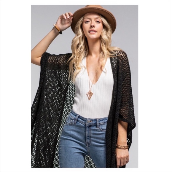 🎉 HP 🎉 3/$50 • Perfect Every Day Open Knit Kimono - Picture 4 of 7